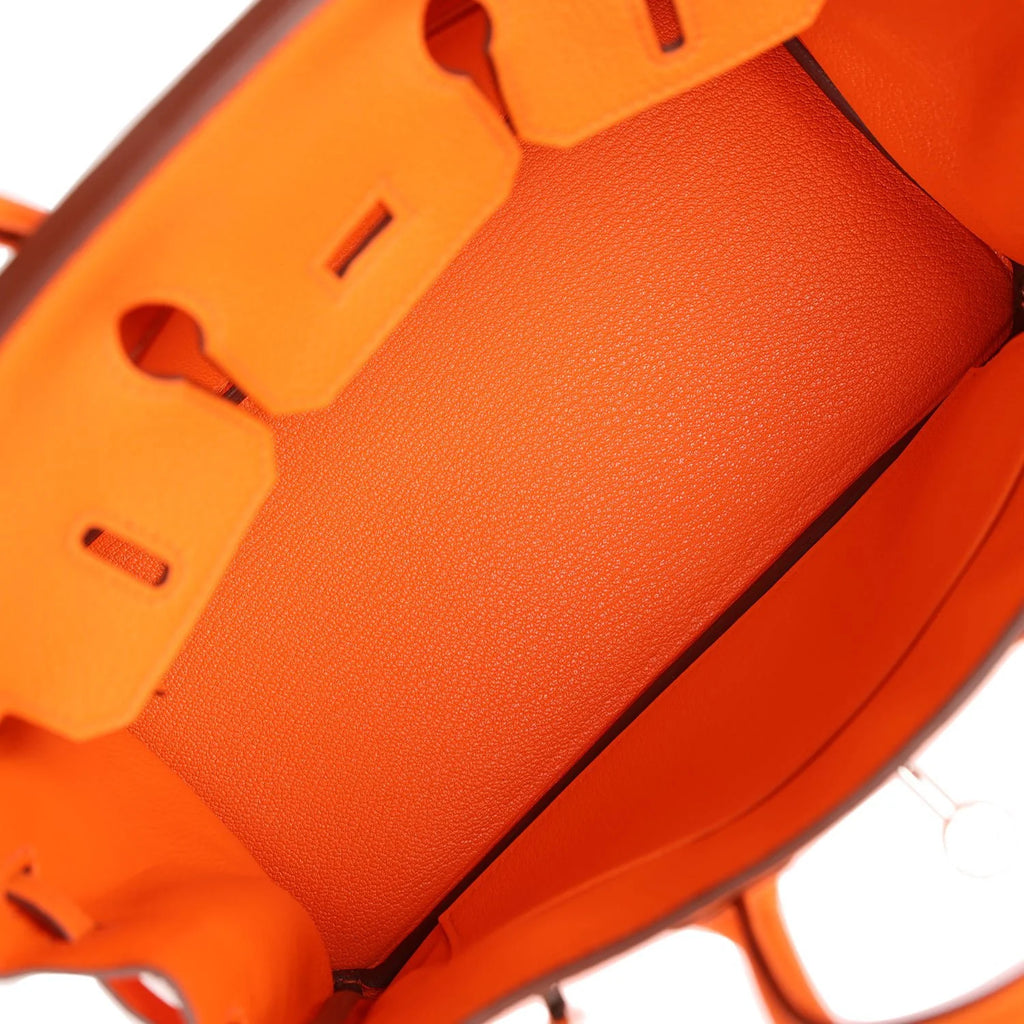 Orange Togo Leather Handbag V945