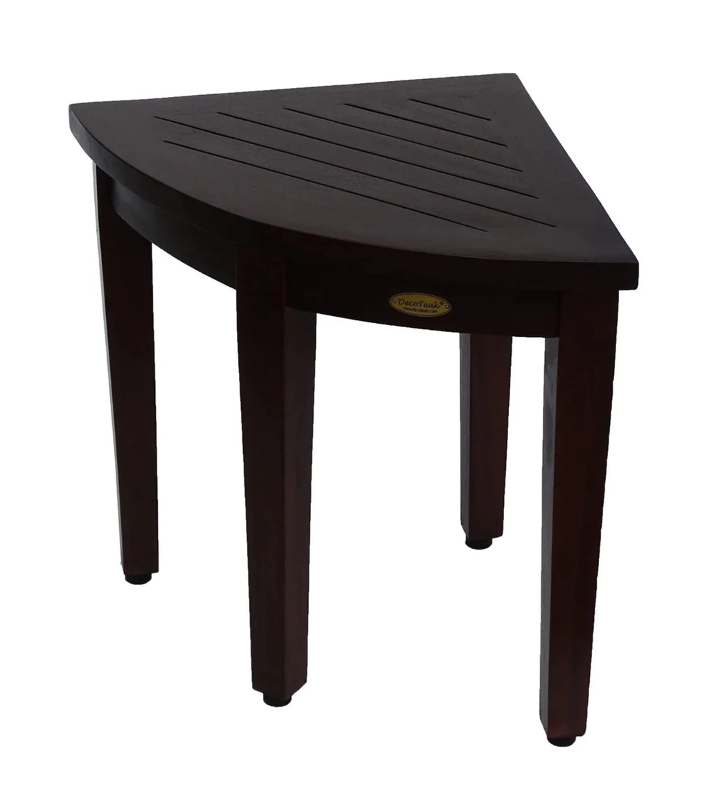 18 Teak Wood Shower Corner Stool D647