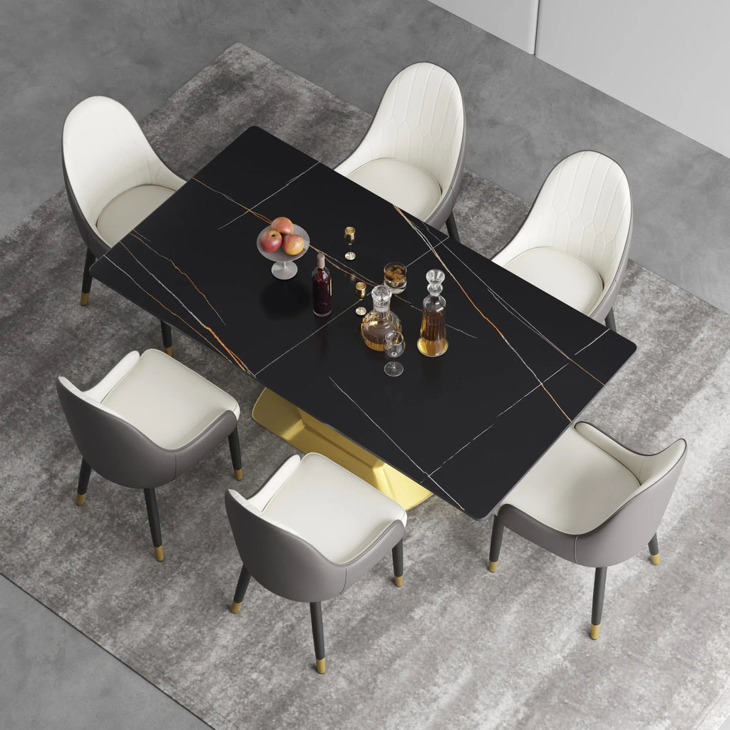71" Sintered Stone Dining Table for 6 Person V346