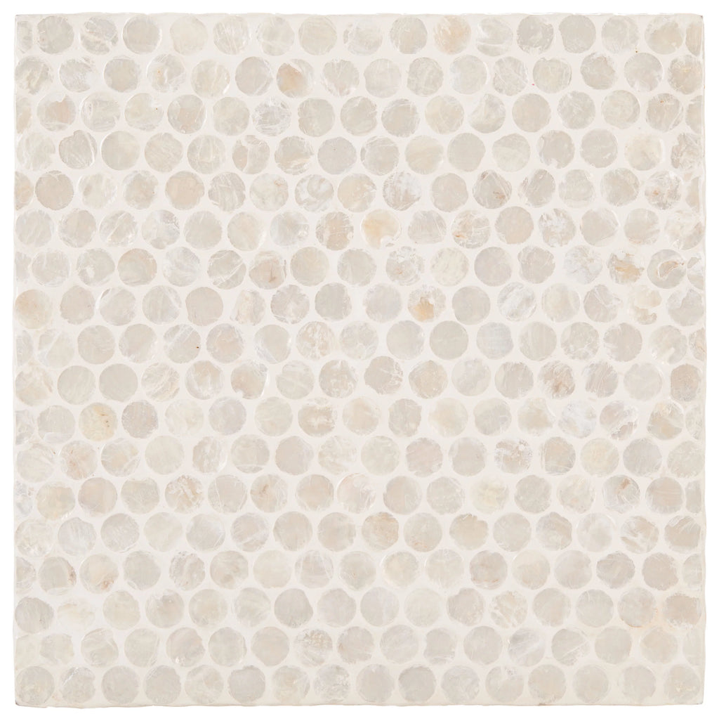 White Square Accent Table G2021
