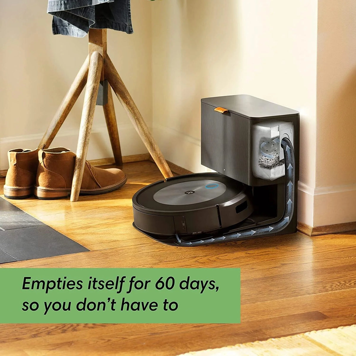 Restored iRobot Roomba j7+ Self-Emptying Vacuum Cleaning Robot - Manufacturers Certified !- (Refurbished) U13294