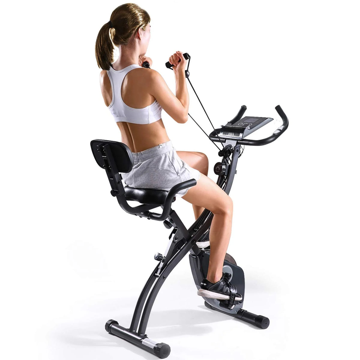 Folding Magnetic Stationary Exercise Bike K27003
