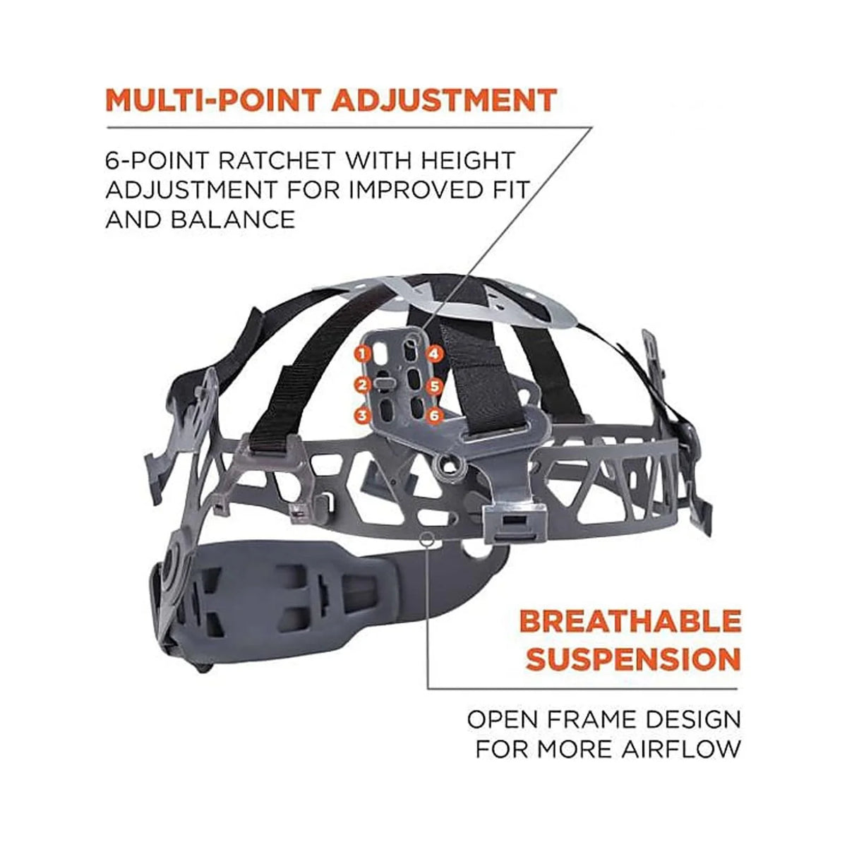 Orange Safety Helmet with MIPS Technology U6970
