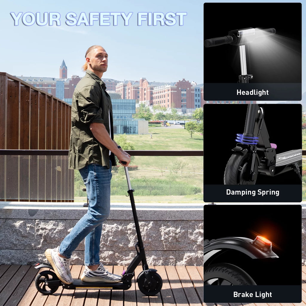350W Folding Electric Scooter with 8 Solid Tires M8998