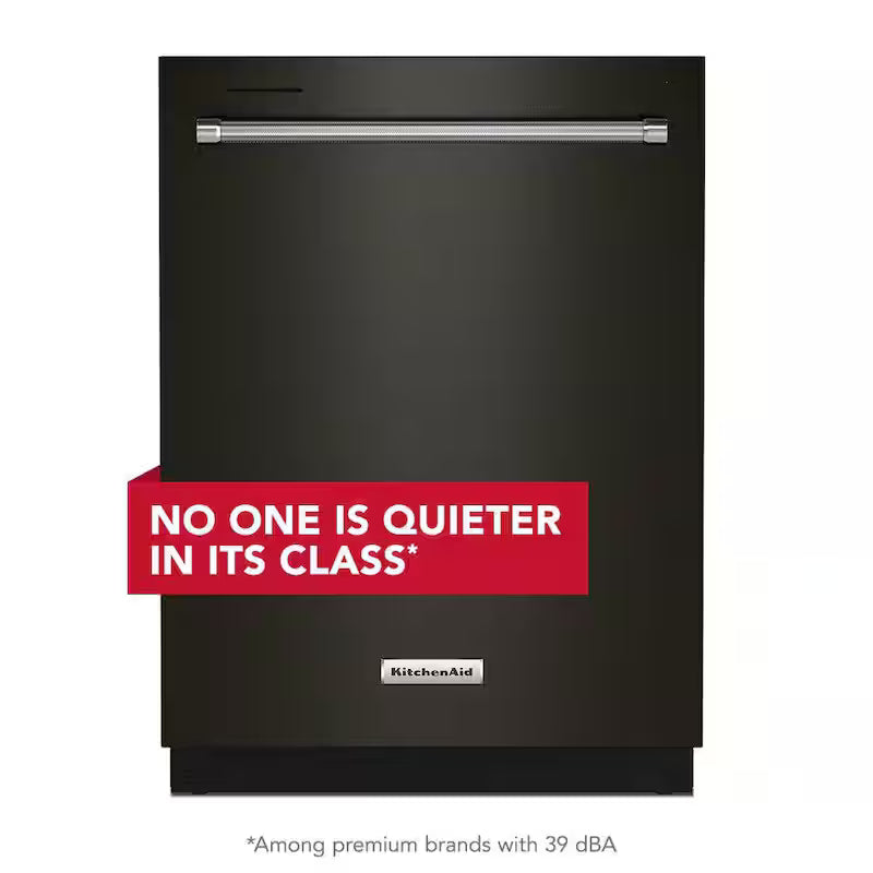 Black Stainless Built-In Tall Tub Dishwasher with Stainless Steel Tub, 39 DBA Y7038