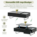 Black Metal Frame Coffee Table A957