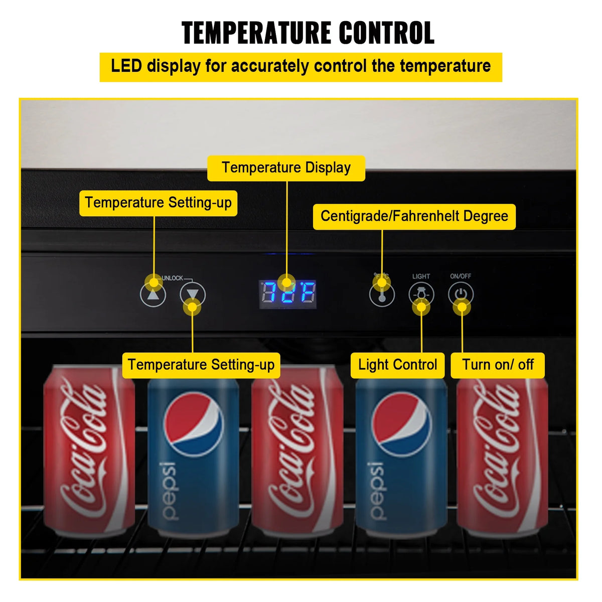 24" Stainless Steel Beverage Cooler 5.5 cu.ft. 142 Can Reversible Door Refrigerator H920888