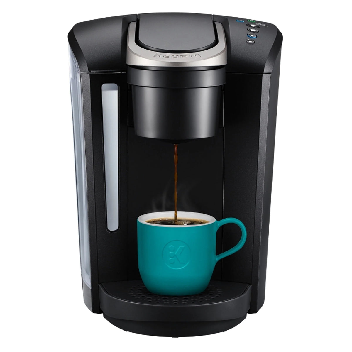 Single-Serve K-Cup Pod Coffee Maker with Strength Control, Matte Black B7529