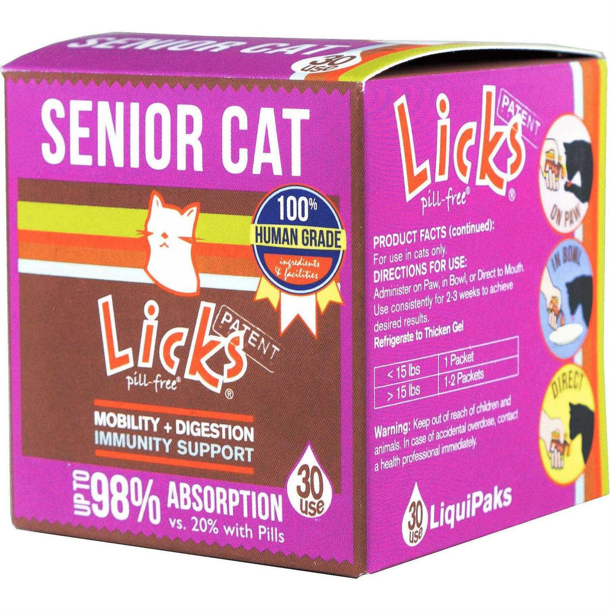 Senior Cat Joint Support & Digestion Supplement V36810