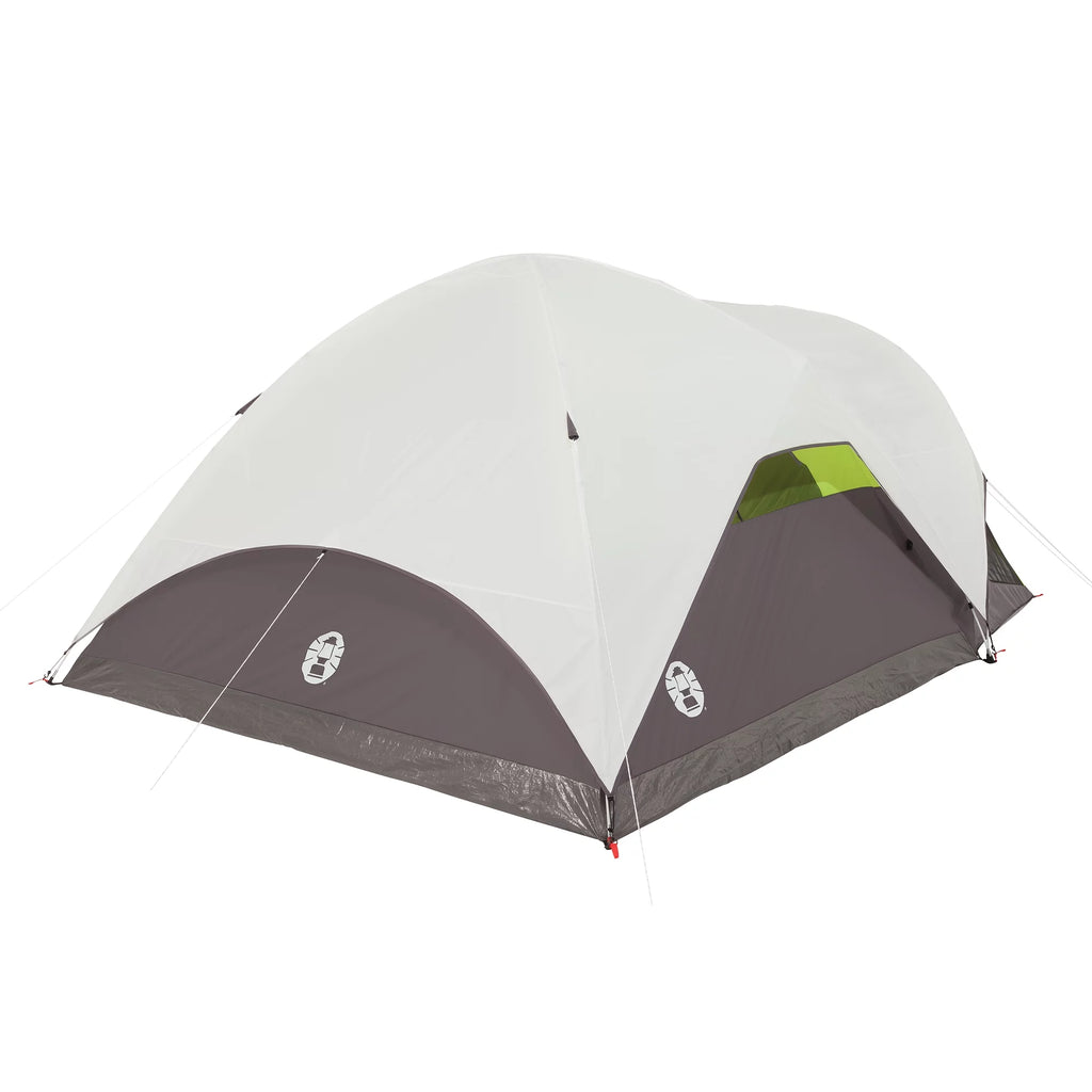 6-Person Dome Camping Tent with Screen Room, Green H426