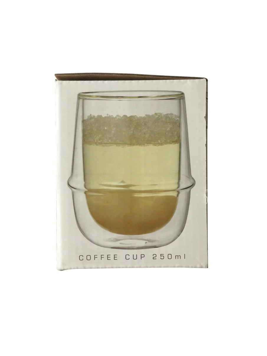 Double-Walled Coffee Cups 250 ml Set of 2 L74400