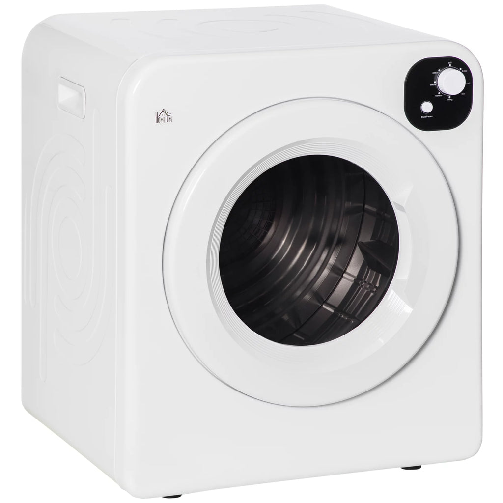 1300W 3.22 Cu. Ft. Electric Portable Laundry Dryer, White M6346