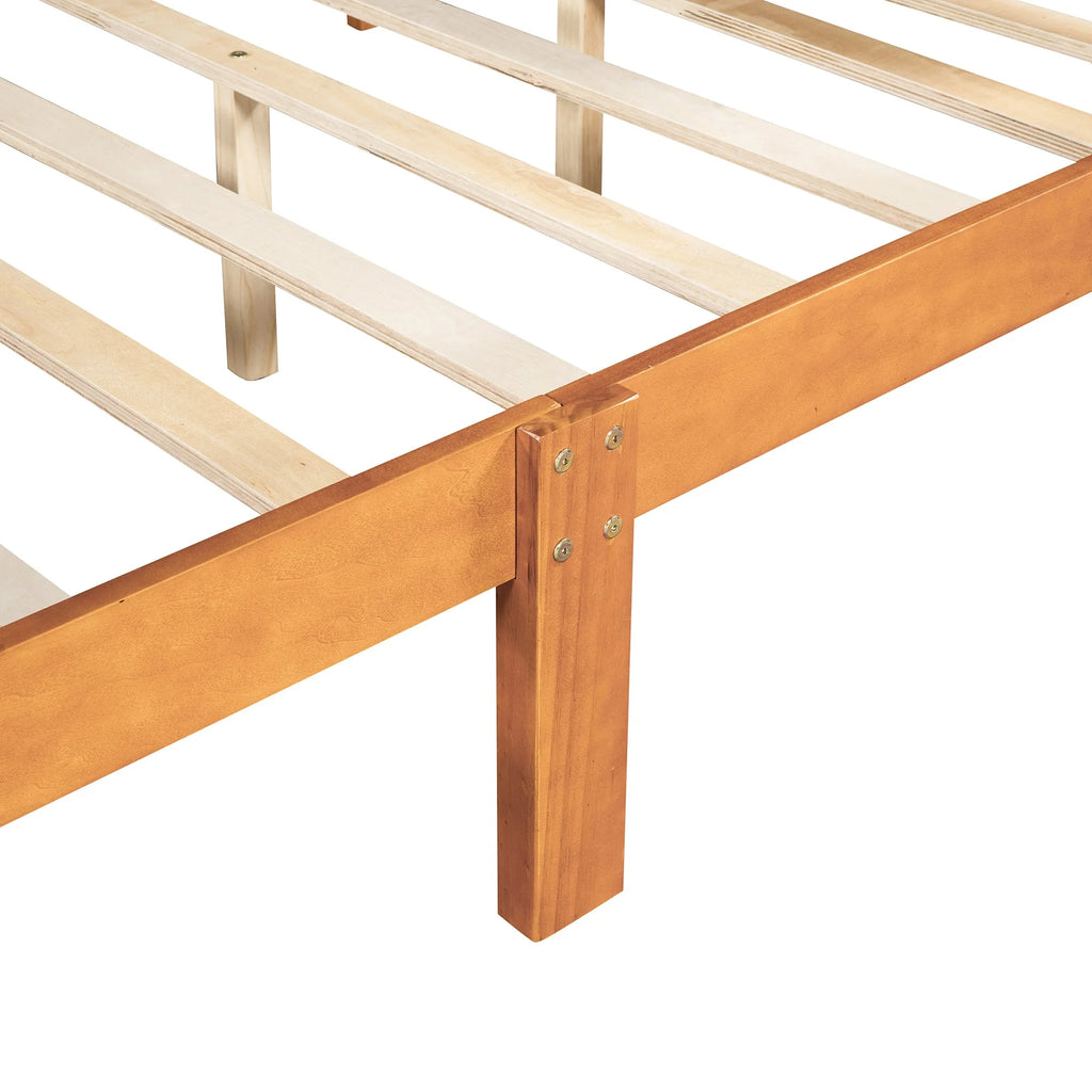 Full Size Wood Platform Bed R3949