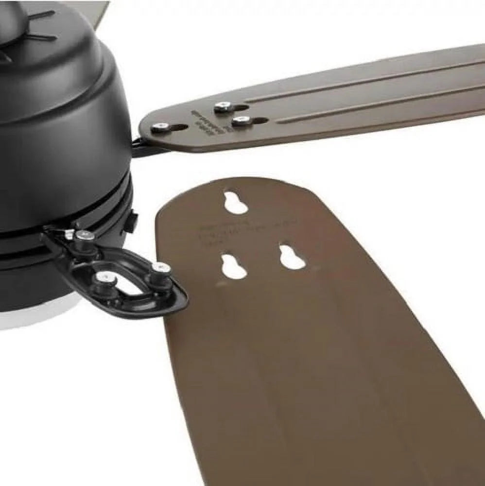 White LED Outdoor Ceiling Fan with Light C2468