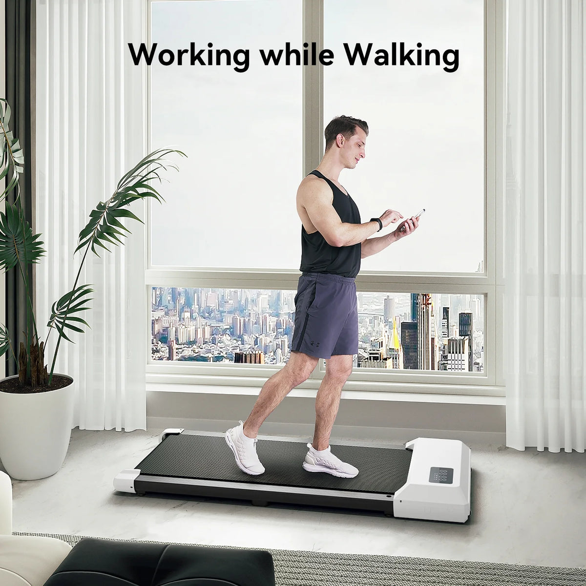 2 in 1 Under Desk Treadmill with Remote Control R318017