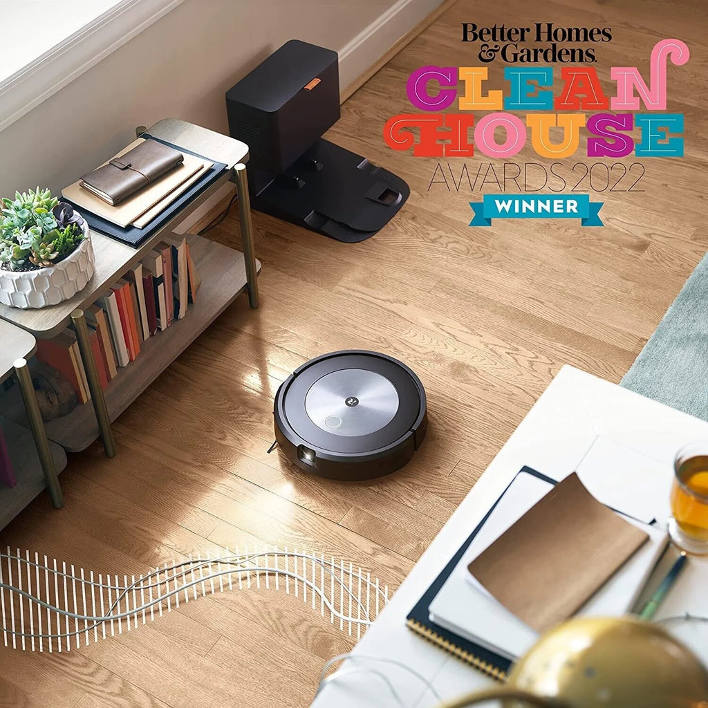 Restored iRobot Roomba j7+ Self-Emptying Vacuum Cleaning Robot - Manufacturers Certified !- (Refurbished) U13294